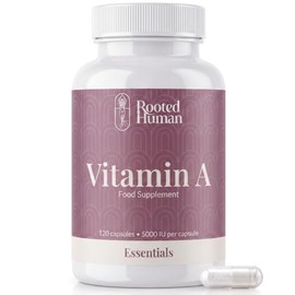 Vitamin A 5000 IU Retinol Acetate, 120 Capsules