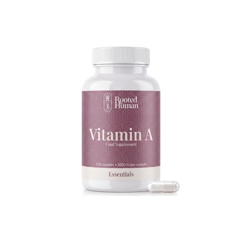 Vitamin A 5000 IU Retinol Acetate, 120 Capsules