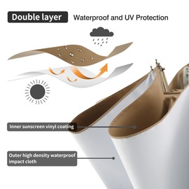 RXHOSIGAY Color Coated Sun Umbrella UV Protection Compact Folding Windproof Parasols Travel Auto Open Close Shade Blocking UV