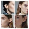 316 Stainless Steel Huggie Hoop Earrings, 10mm/12mm, Hypoallergenic (Gold, 10mm