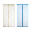 120cm Summer Entrance Door Mosquito Screen Net for Front Doors Screen Door Blue