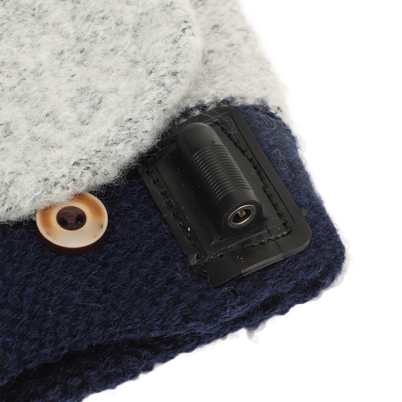 1Pair USB Heated Gloves Adjustable Temperature Electric Heated Gloves for