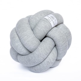 This Doors Home Knot Pillow (Grey)