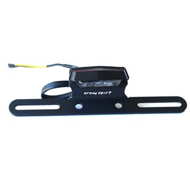 crazy sport 12V Universal License Plate LED Light ATV Lamp Bracket Car Motorcycle Rear Light