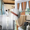 Leather Curtain Tie Backs - 2Pcs glrovazas Curtain Rod Holder