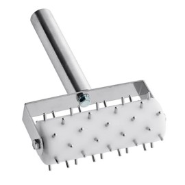 Thunder Group NEW Pizza Dough Roller Docker Stainless Steel Thunder Group SLRD038 Perf #3562