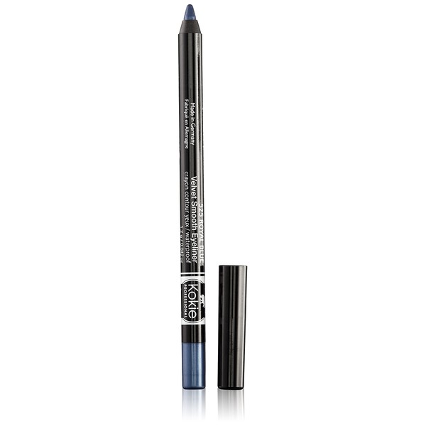 Kokie Cosmetics Waterproof Velvet Smooth Eyeliner Pencil, Royal Blue, 0.042 Ounce
