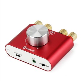 DollaTek TPA3110 30W x 2 Two Channel Mini Stereo Audio Wireless Bluetooth Amplifier Digital Signal Power Amplifier for Tablet PC Smartphone Laptops etc. - Red
