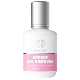 Gel Remover for Eyelash Extension Glue Liore Lash/Fast Lash Adhesive Dissolution Time - 60 Seconds/GBL Free Professional Supplies/Blue Color Debonder with a Pleasant Smell (15 ml)