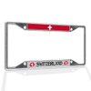 Fastasticdeals Metal Insert License Plate Frame Switzerland Flag A Weatherproof