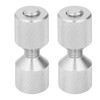 Aluminium Flange Alignment Pin Set Dual Hole Pins 1‑1/8in for