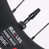 BUCKLOS Tubeless Presta Valve Stem Kit, Black, Aluminum, Universal Fit,