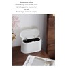 SOVYOULIVE Mini Countertop Trash Can, Small Desktop Garbage Can for