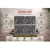 Satya Superhit Dhoop Cones with Stand, 4 Packs x 12