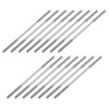 sourcing map 20Pcs M6x160mm 304 Stainless Steel Double End Threaded