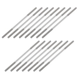 sourcing map 20Pcs M6x160mm 304 Stainless Steel Double End Threaded Stud Screw Bolt for House Maintenance