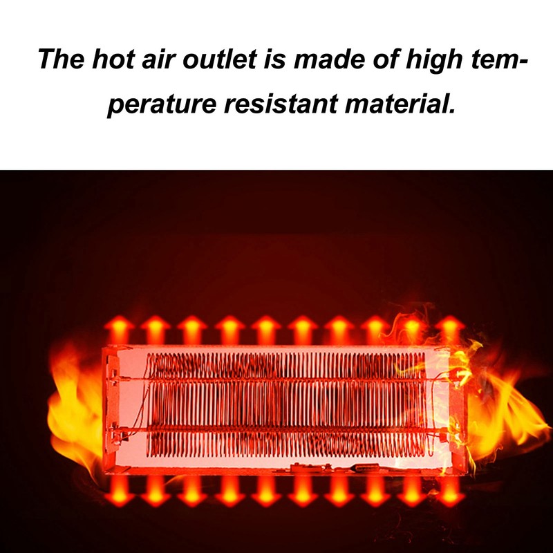 Portable Fan Heater Quick Heating Adjustable Temperature Mini Space Heater