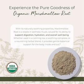 Starwest Botanicals Organic Marshmallow Root Powder - 4 Oz (113 G) - Starwest Botanicals