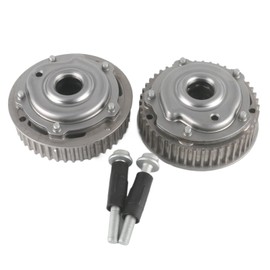 HLBTK 34735216 55568386 55567048 Engine Timing Exhaust and Intake Cam Camshaft VVT Gear Phaser Sprocket Fits for Chevy Aveo Cruze Sonic Trax 1.6L 1.8L