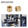 DTGN M8x8x10mm (ID x L x OD) Knurled Insert Nuts