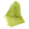 DMiotech 8"x60" Green Faux Fur Fabric for Crafts, Fluffy Faux