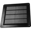 Vent Systems 10" x 10" Inch Black Air Return Vent