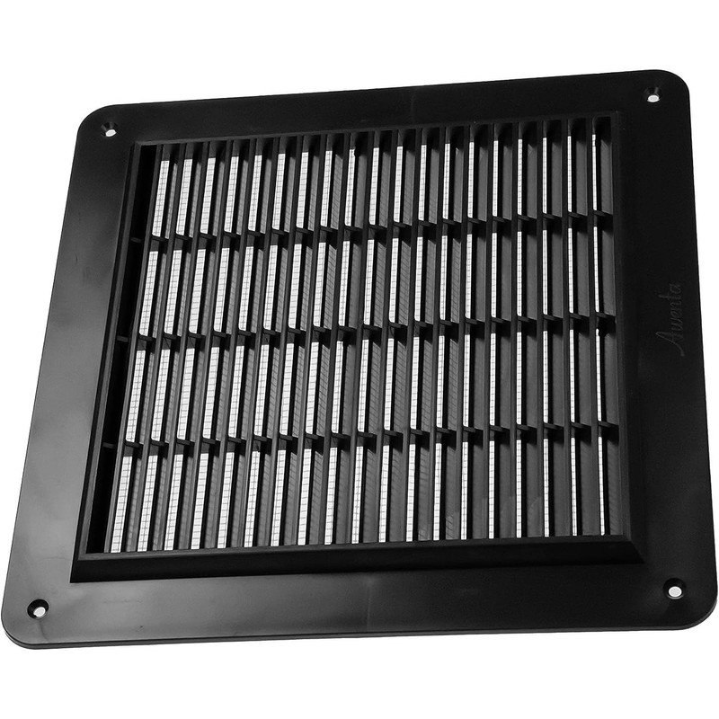 Vent Systems 10" x 10" Inch Black Air Return Vent