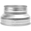 10" to 8" Inch Ventilation Duct Reducer - Galvanized Steel