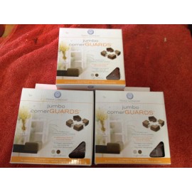 prince lionheart LOT OF 3 jumbo Corner Guards 4 pcs for Baby Safety-Beige color  Prince Lionheart