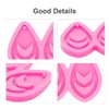 2Pcs Resin Molds Silicone Earring Molds for Jewelry Making, Silicone