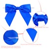 Telooco 20Pcs Ribbon Bows for Crafting 4.5" Pre-Tied Satin Bows