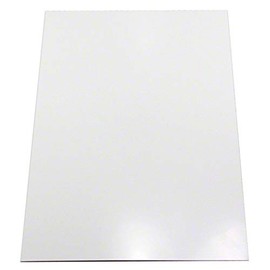 Ferroflex® A4 Flexible Eisenblech - 3M™ Selbstklebend & Glänzend Weiß Trocken Wischoberfläche (1 Blatt)