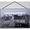 Blechschild mit Kordel 18 x 12 cm Nostalgie Schild: Panzer