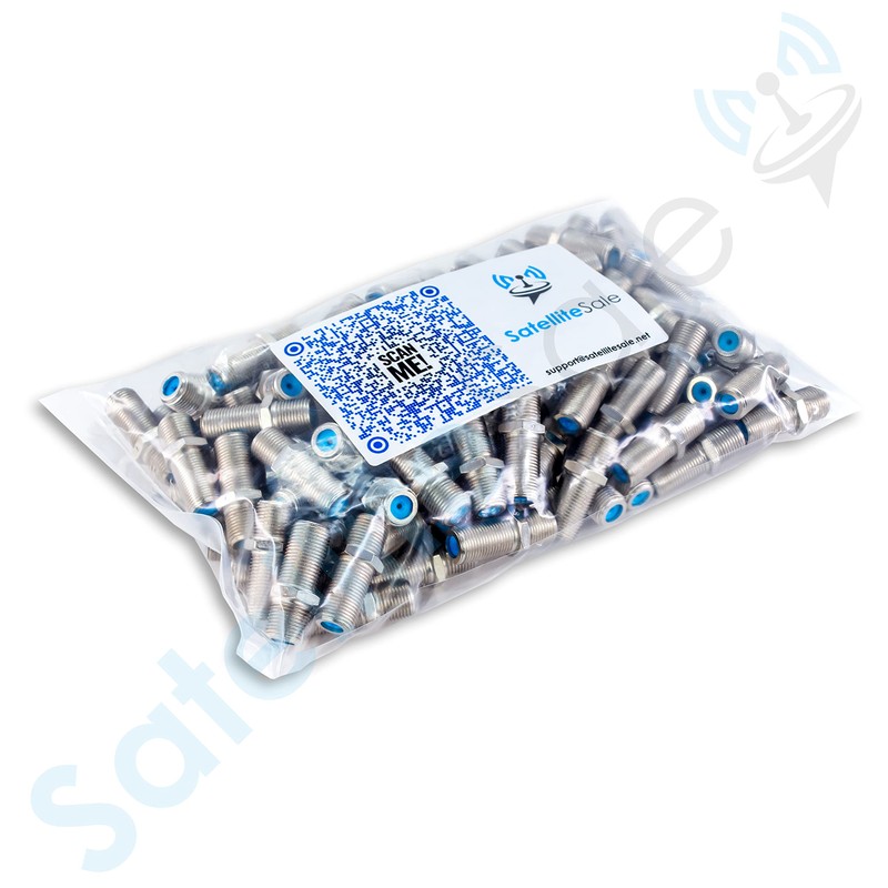 SatelliteSale High-Frequency F81 Coaxial Barrel Connectors Female to Female F-Type