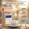 Brooklyn's Own Medium Roast Breakfast Blend Ground Coffee - 100%