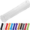 PerkHomy 90 ft 1/4 inch (7mm) Nylon Poly Rope Flag