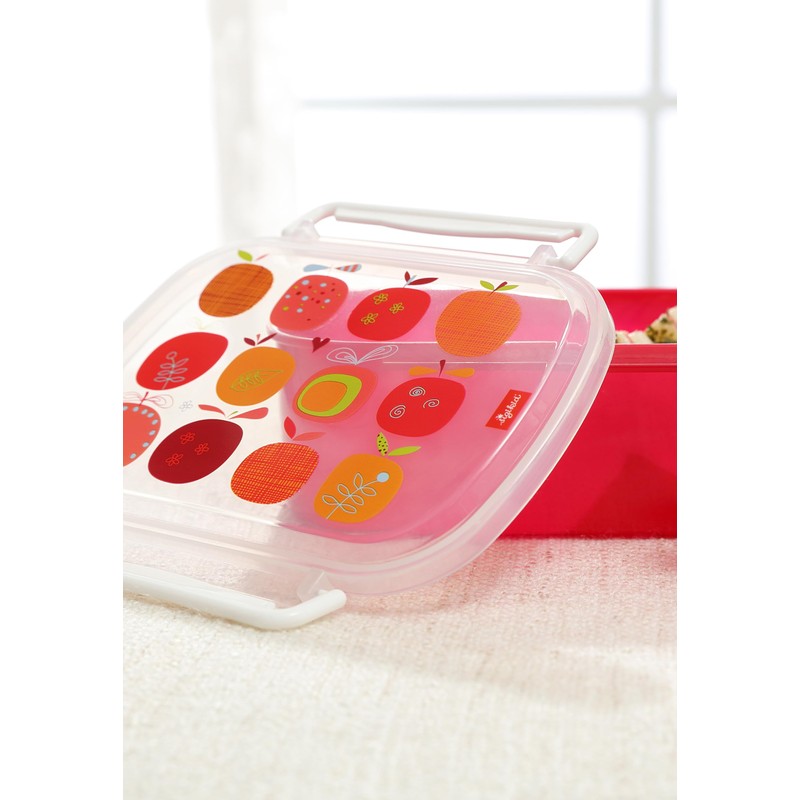 SIGIKID 24738 Brotzeitbox Apfelherz Lunchbox BPA-frei Mädchen Lunchbox empfohlen ab