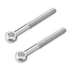 MroMax M10 x 80mm Machinery Shoulder Swing Lifting Eye Bolt,