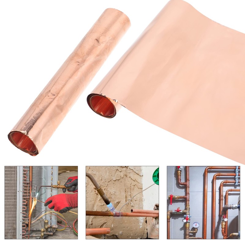 iplusmile High-purity 0.01mm Copper Sheet Metal Smooth Craft Foil Plate