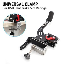 CNSPEED Clamp Compatible with USB Handbrake Clamp PC for Racing Games G25/27/29 G920 T500 T300 G923 Universal (Clamp)