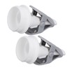 2Pcs Breastmilk Storage Bag Adapter Portable Convenient Use Wide Mouth