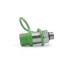 1/4" body size Flat Face Quick Coupler Male Thread 9/16-18