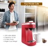 CHULUX Single Cup Coffee Maker Travel Coffee Brewer,Red