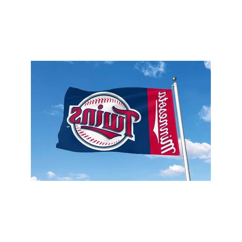 Unbranded MINNESOTA TWINS 3'X5' FLAG/BANNER **100% FULL COLOR ON BOTH