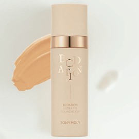 Anjumain Tony Moly BCation Ultra Fix Foundation 34g, 25 sand beige, 1 pack / 토니모리 비씨데이션 울트라 픽스 파운데이션 34g, 25 샌드베이지, 1개