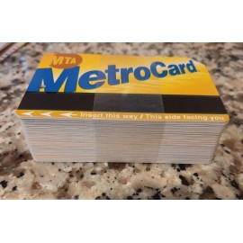 10 NEW METRO  CARDS NYC ORIGINAL NEW OLD STOCK. THEY STOPPED MAKING