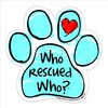 Imagine This D1953 Car and Rescue Decal (Blue "Who Rescued