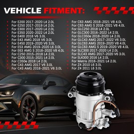 Autodevil AC Compressor Fit for C250 C300 C350e C63 AMG C43 AMG, for E200 E250 E300 E350 E400 E450, for GLC250 GLC300, for SLK300 SLC300, for Metris, A/C Compressor with Clutch Replace for 168324