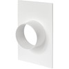 4 Inch / 100 mm Duct Connector Flange, Plastic Straight