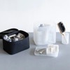 MUJI OGA07A5A Polypropylene Makeup Box, 1/4 Horizontal Half
